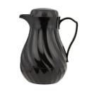 Vollrath 52144 64 oz Tilt & Pour Beverage Server - 3 Color Tabs, Poly, Black thumbnail 4