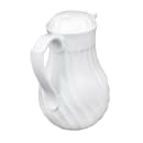 Vollrath 52162 20 oz Beverage Server - 3 Color Tabs, Poly, White thumbnail 4