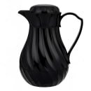 Vollrath 52170 42 oz Beverage Server - 3 Color Tabs, Poly, Black thumbnail 3