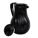 Vollrath 52172 20 oz Beverage Server - 3 Color Tabs, Poly, Black thumbnail 2