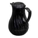 Vollrath 52172 20 oz Beverage Server - 3 Color Tabs, Poly, Black thumbnail 5