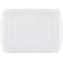 Vollrath 5220CV 1/4 Quarter Size Bun / Sheet Pan Cover  - 13 3/4" x 9 3/4" x 1", Polypropylene thumbnail 3