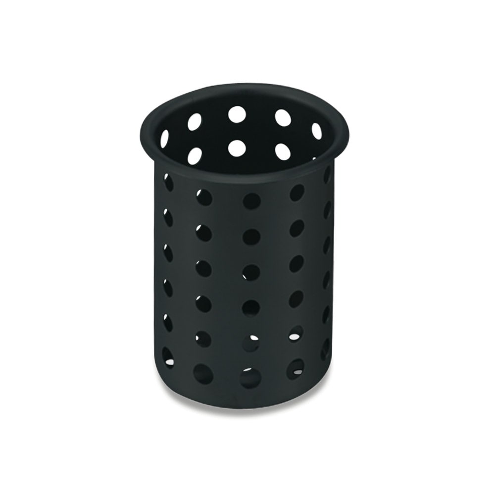 Vollrath 52633 Flatware Cylinder - 5 5/8" Black
