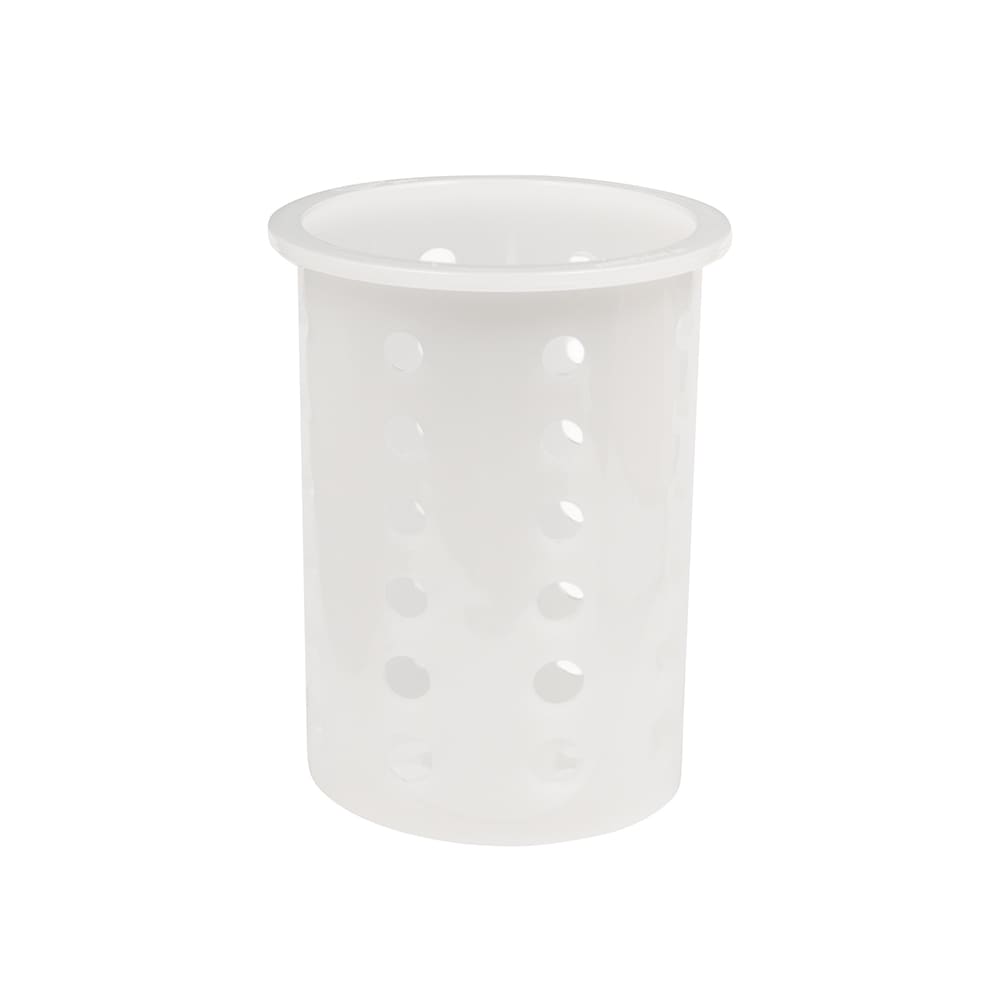 Vollrath 52643 Flatware Cylinder - 5 5/8" White Plastic