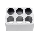 Vollrath 52644 Silv-a-Tainer - Holds 6 Cylinders, Plastic Gray thumbnail 2