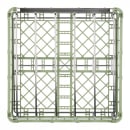 Vollrath 5266910 Open End Dishwasher Rack with Insert - Full Size, 19 3/4x19 3/4" Green thumbnail 4