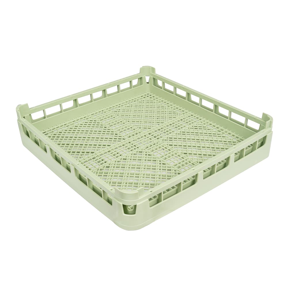 Vollrath 52671 Dishwasher Flatware Rack - Full-Size, 19 3/4" x 19 3/4", Light Green