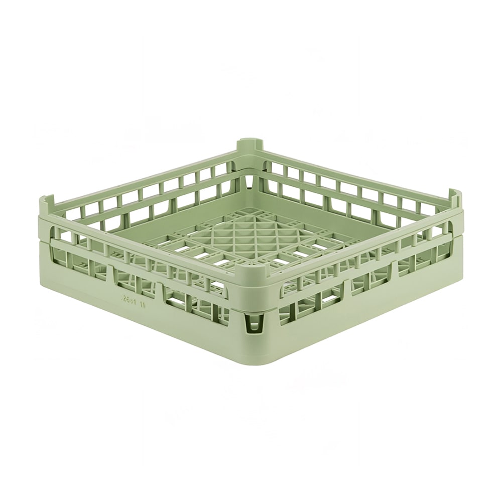 Vollrath 5268011 Open Dishwasher Rack - Medium, Full-Size, 19 3/4" x 19 3/4", Light Green