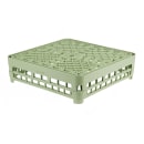 Vollrath 5268011 Open Dishwasher Rack - Medium, Full-Size, 19 3/4" x 19 3/4", Light Green thumbnail 4