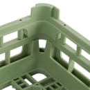 Vollrath 5268011 Open Dishwasher Rack - Medium, Full-Size, 19 3/4" x 19 3/4", Light Green thumbnail 5