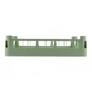 Vollrath 5269610 Open Dishwasher Rack - Short, Ex-Height, Full-Size, 19 3/4" x 19 3/4", Light Green thumbnail 3