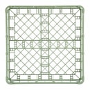 Vollrath 5269610 Open Dishwasher Rack - Short, Ex-Height, Full-Size, 19 3/4" x 19 3/4", Light Green thumbnail 5