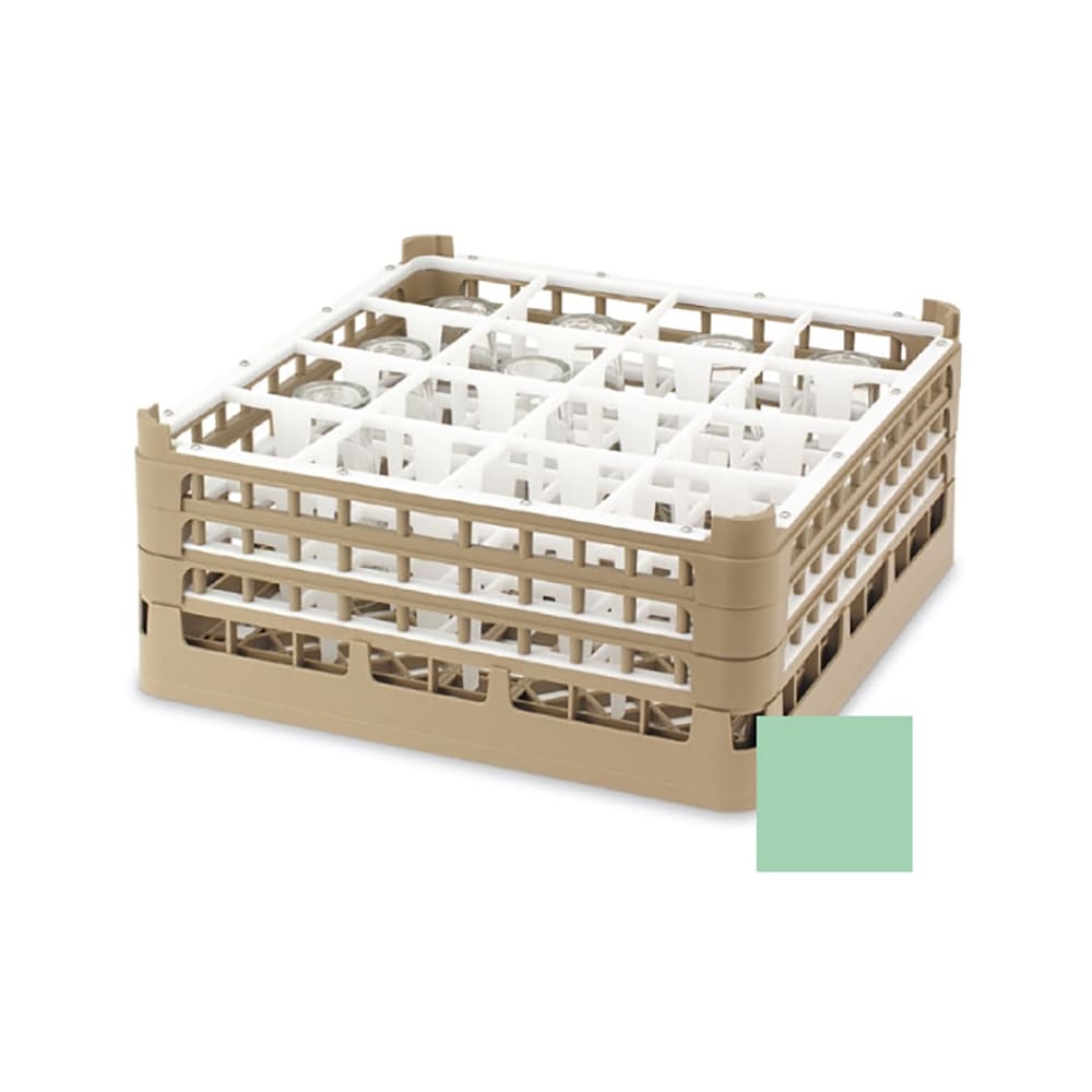 Vollrath 5272111 Signature Glass Rack w/ (16) Compartments - Green