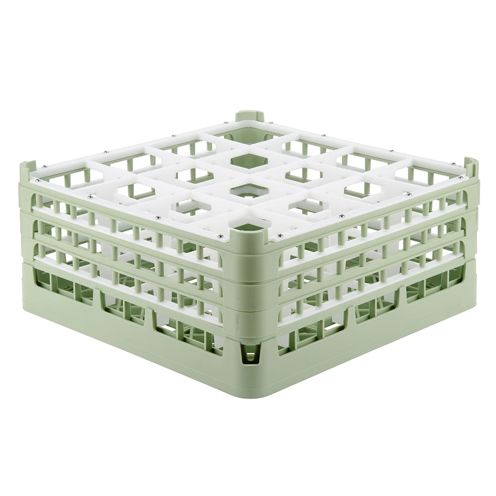 Vollrath 52769 Signature Glass Rack w/ (16) Compartments - Green