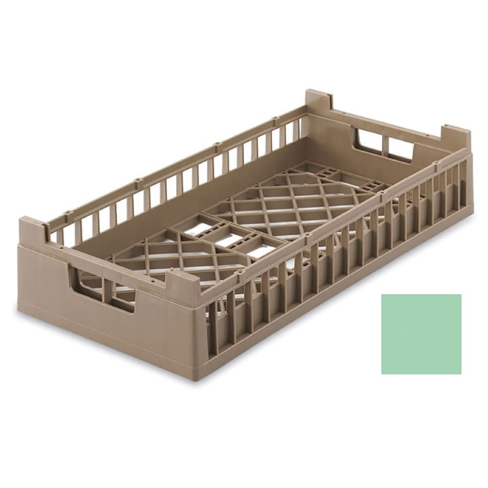 Vollrath 52800 Open Dishwasher Rack - Short, Half-Size, Green