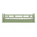 Vollrath 52801 Open Dishwasher Rack - Medium, Half-Size, Green thumbnail 3