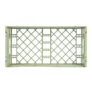 Vollrath 5280211 Open Dishwasher Rack - Tall, Half-Size, Green thumbnail 5