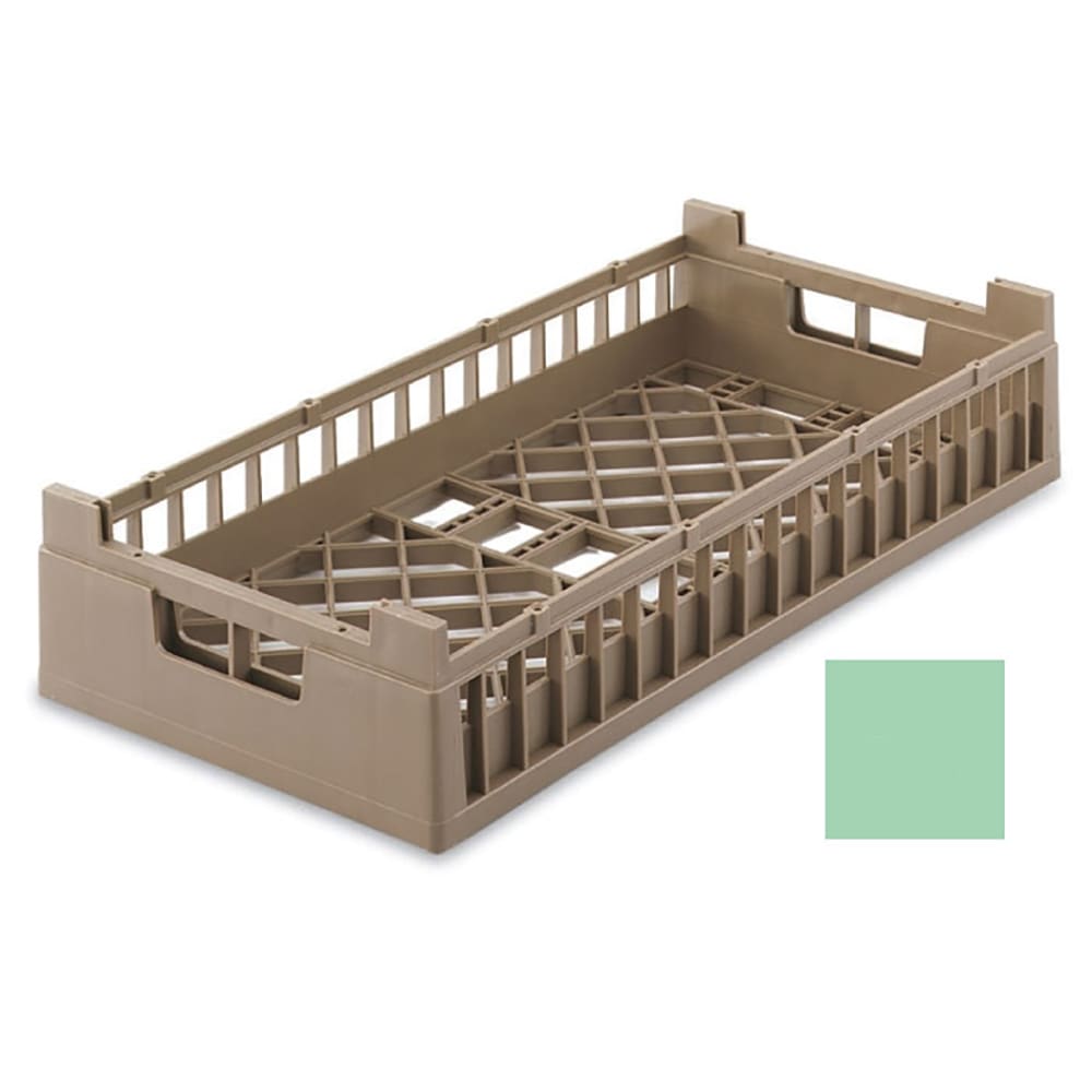Vollrath 5280311 Open Dishwasher Rack - X-Tall, Half-Size, Green