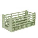 Vollrath 5280311 Open Dishwasher Rack - X-Tall, Half-Size, Green thumbnail 2