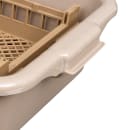 Vollrath 52827 Flatware Soak System - Half-Size, Rack and Soak Tub, Beige thumbnail 6