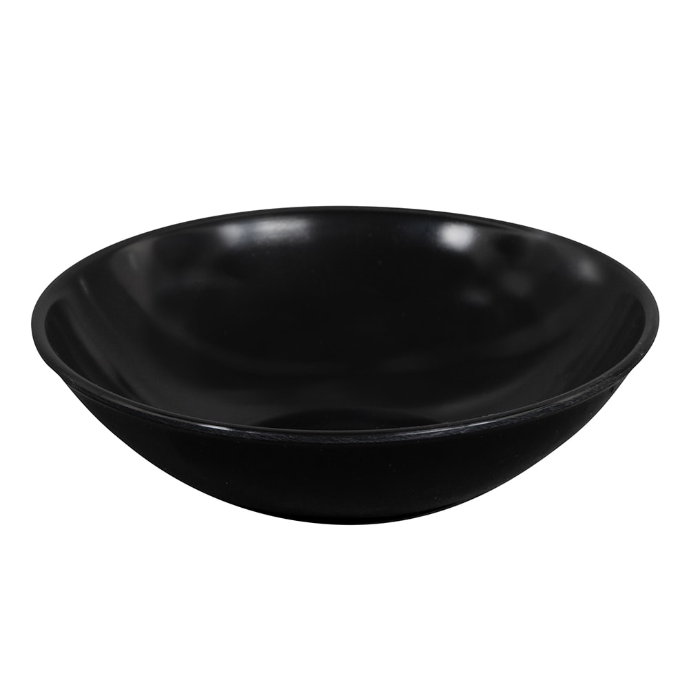 Vollrath 52867 14 oz Round Salad Bowl - Laminated Plastic, Black