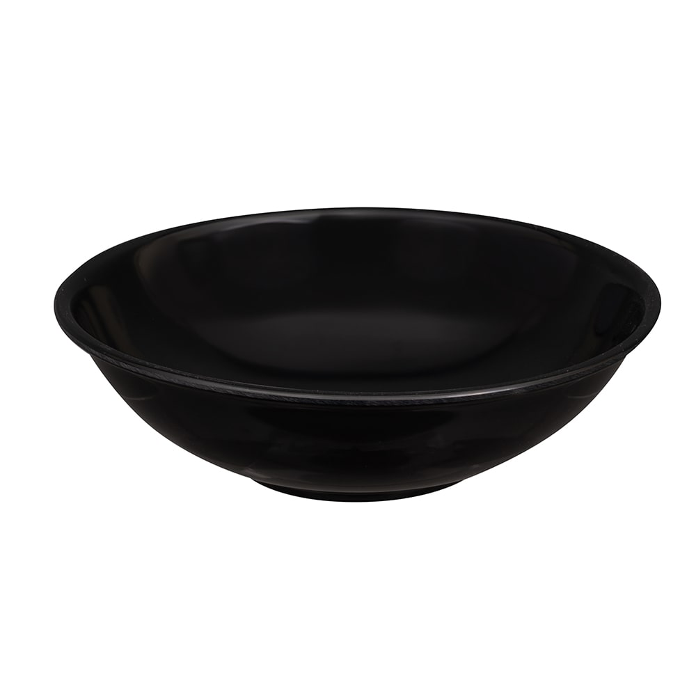 Vollrath 52870 34 oz Round Salad Bowl - Laminated Plastic, Black