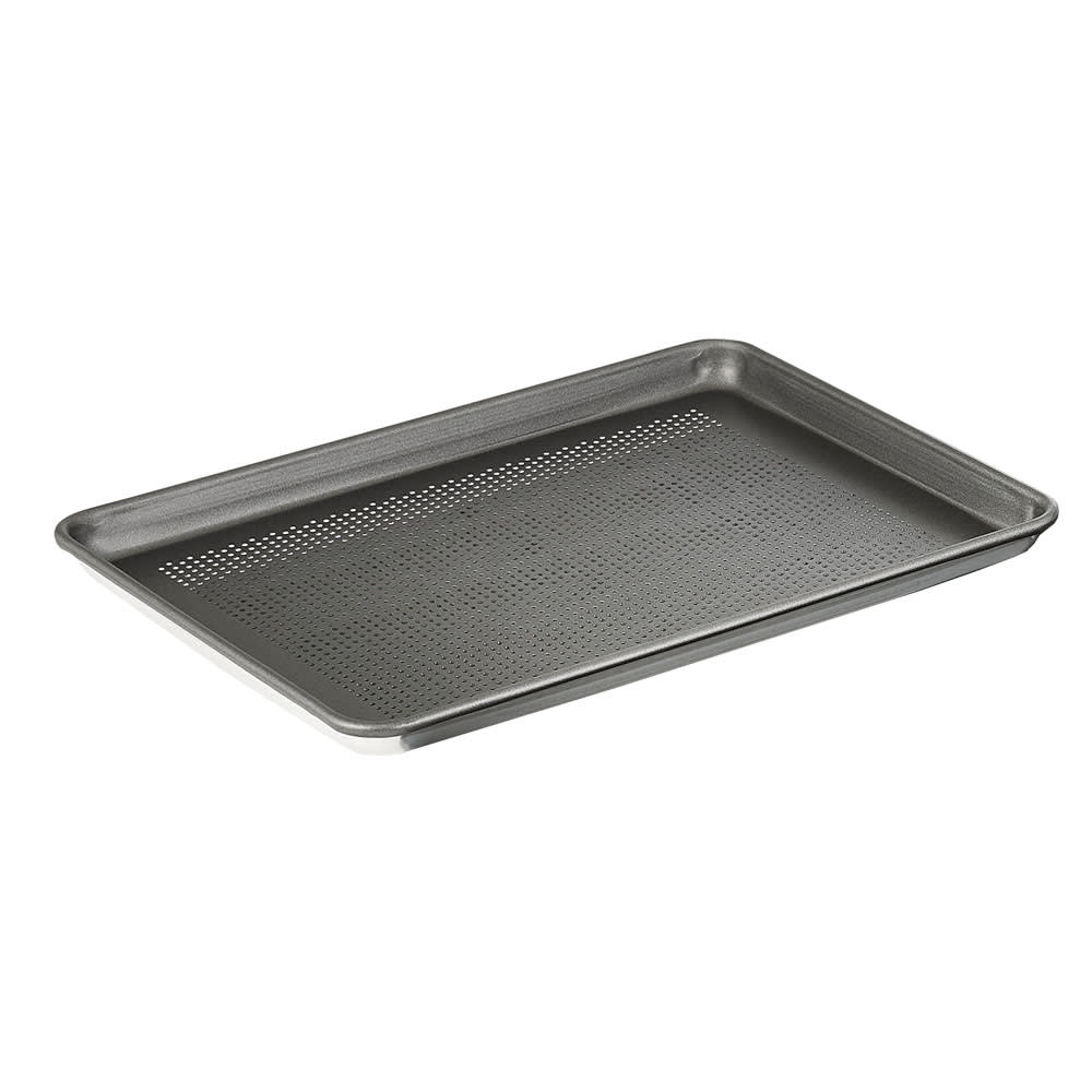 Vollrath 5303NSP 1/2 Half Size Bun / Sheet Pan - 18" x 13" x 1", 18 gauge Aluminum, Perforated