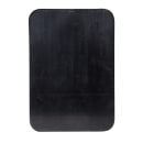 Vollrath 5631 6" x 9" Men/Accessible Sign - Braille, White on Black thumbnail 3