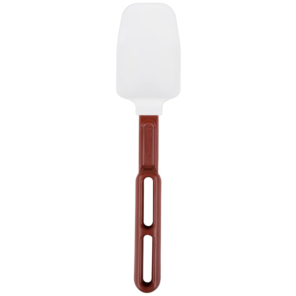 Vollrath 58110 10" SoftSpoon - Red Poly Handle, White