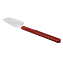 Vollrath 58123 13 1/2" SoftSpoon - Red Poly Handle, White thumbnail 2