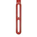 Vollrath 58123 13 1/2" SoftSpoon - Red Poly Handle, White thumbnail 4