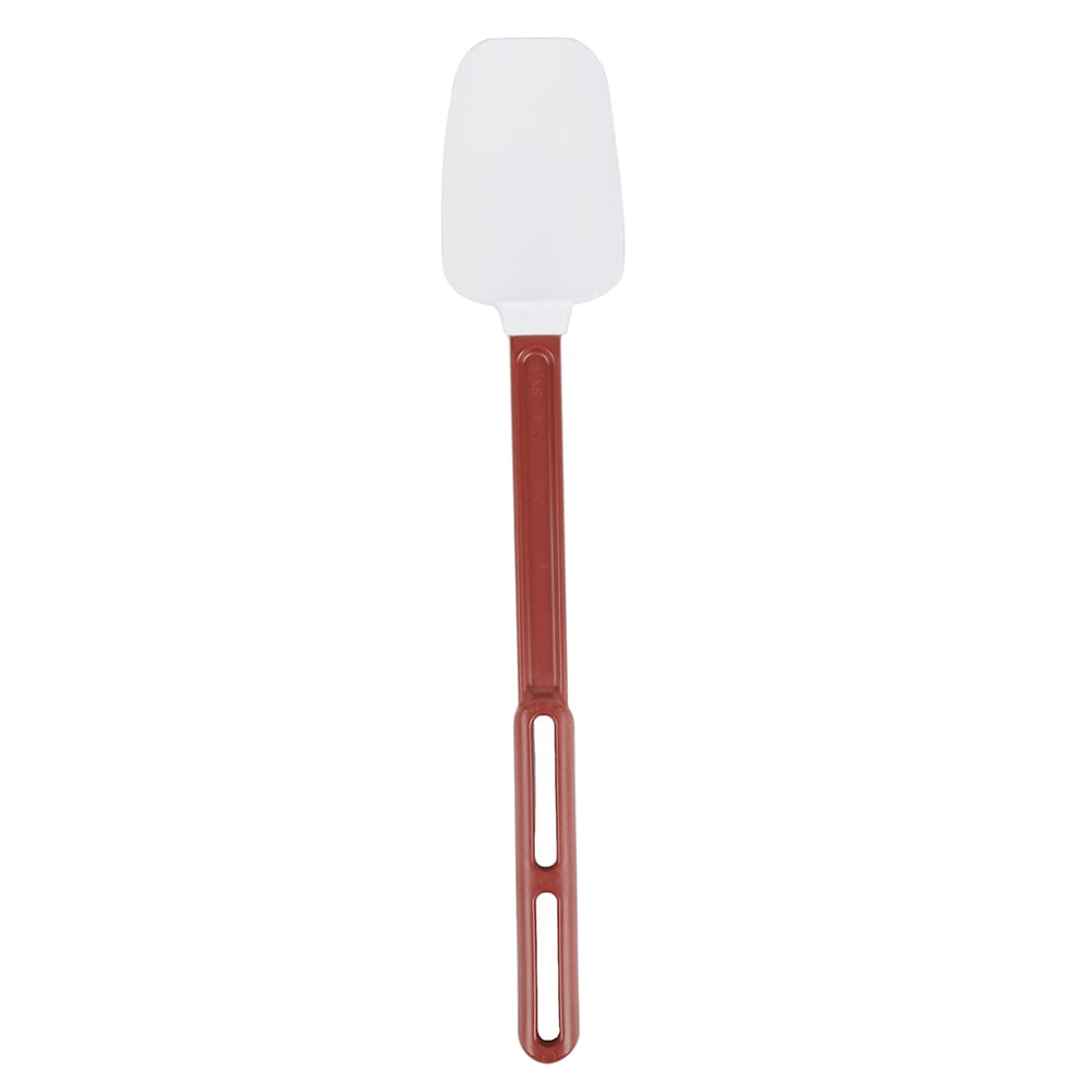 Vollrath 58126 16 1/2" SoftSpoon - Red Poly Handle, White