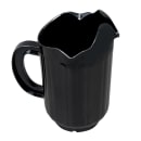 Vollrath 6010-06 60 oz Plastic Pitcher w/ (3) Lips, Black thumbnail 2