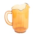 Vollrath 6010-16 60 oz Plastic Pitcher w/ (3) Lips, Amber thumbnail 2