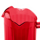 Vollrath 6010-22 60 oz Plastic Pitcher w/ (3) Lips, Ruby Red thumbnail 4