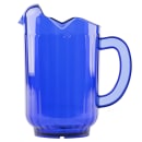 Vollrath 6010-44 60 oz Plastic Pitcher w/ (3) Lips, Cobalt thumbnail 2