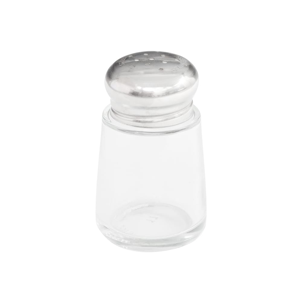 Vollrath 602-12 2 oz Salt/Pepper Shaker - Glass, 3"H