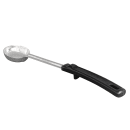 Vollrath 61147 1 oz Solid Spoodle - Black Poly Handle, Stainless thumbnail 2