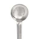 Vollrath 61147 1 oz Solid Spoodle - Black Poly Handle, Stainless thumbnail 3