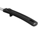 Vollrath 61147 1 oz Solid Spoodle - Black Poly Handle, Stainless thumbnail 4