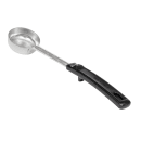 Vollrath 61155 2 oz Perforated Spoodle - Black Plastic Handle, Stainless thumbnail 2