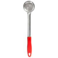 Vollrath 61157 2 oz Solid Spoodle - Black Plastic Handle, Stainless thumbnail 7