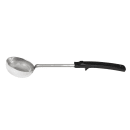 Vollrath 61172 4 oz Solid Spoodle - Black Plastic Handle, Stainless thumbnail 2