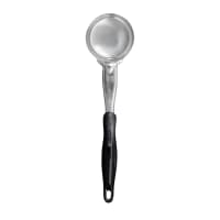 Vollrath 61172 4 oz Solid Spoodle - Black Plastic Handle, Stainless thumbnail 6