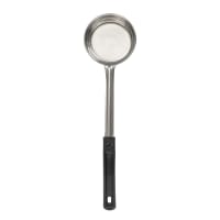 Vollrath 61177 6 oz Solid Spoodle - Black Plastic Handle, Stainless thumbnail 4