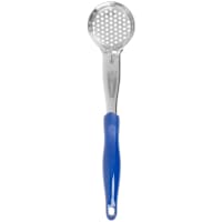 Vollrath 62155 2 oz Perforated Spoodle - Blue Poly Handle, Stainless thumbnail 7