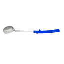 Vollrath 62157 2 oz Solid Spoodle - Blue Poly Handle, Stainless thumbnail 5