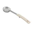 Vollrath 62167 3 oz Solid Spoodle - Ivory Poly Handle, Stainless thumbnail 2