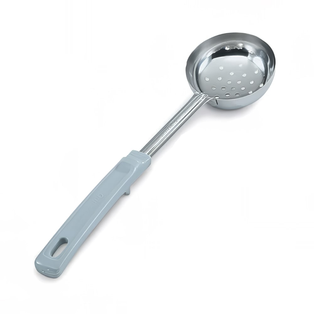 Vollrath 62170 4 oz Perforated Spoodle - Gray Poly Handle, Stainless