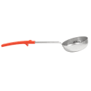 Vollrath 62180 8 oz Perforated Spoodle - Orange Poly Handle, Stainless thumbnail 3